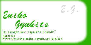 eniko gyukits business card